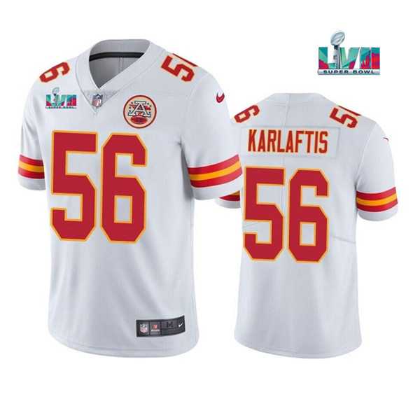 Men & Women & Youth Kansas City Chiefs #56 George Karlaftis White Super Bowl LVII Patch Vapor Untouchable Limited Stitched Jersey,We sell and wholesale Men & Women & Youth Kansas City Chiefs #56 George Karlaftis White Super Bowl LVII Patch Vapor Untouchable Limited Stitched Jersey on line form chian!